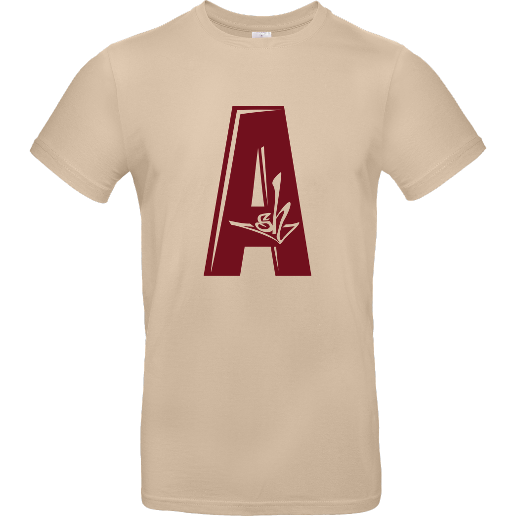 Ash5ive Ash - A Logo T-Shirt B&C EXACT 190 - Sand