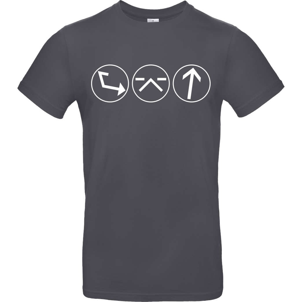 Ash5ive Ash5 - Dings T-Shirt B&C EXACT 190 - Dark Grey