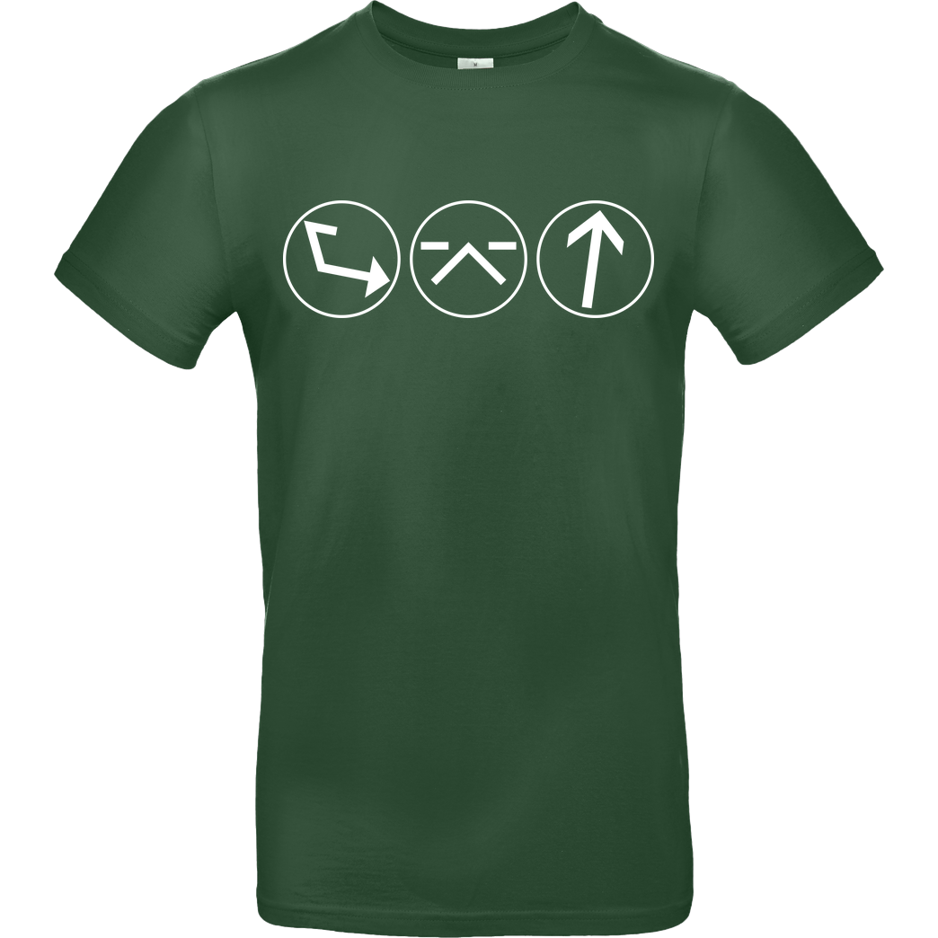 Ash5ive Ash5 - Dings T-Shirt B&C EXACT 190 -  Bottle Green