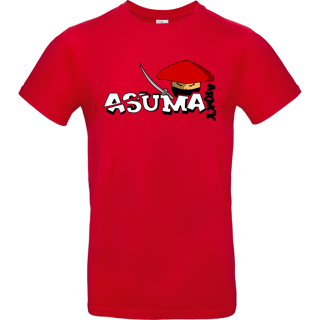 AsumaCC AsumaCC - Army T-Shirt B&C EXACT 190 - Red