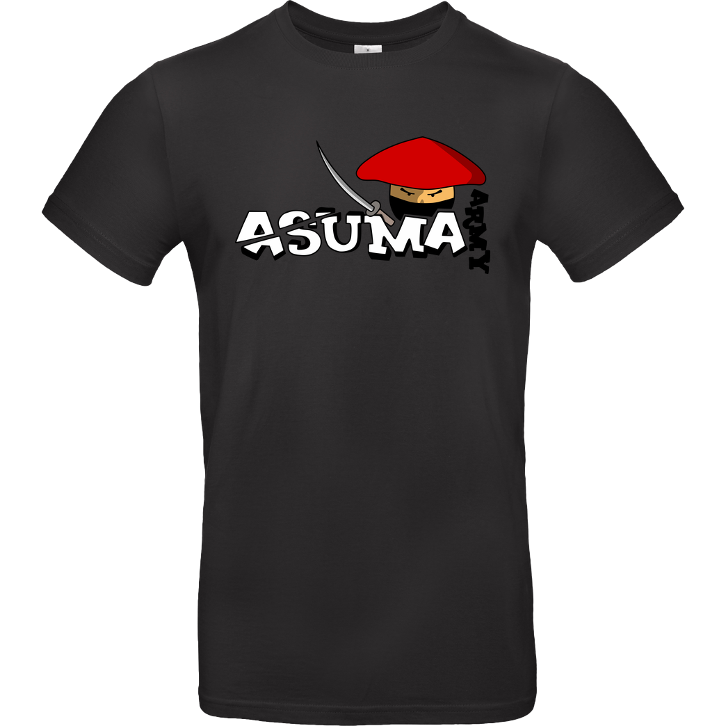 AsumaCC AsumaCC - Army T-Shirt B&C EXACT 190 - Black