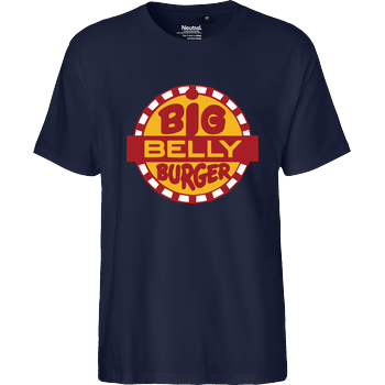 Big Belly Burger Fairtrade T-Shirt - navy