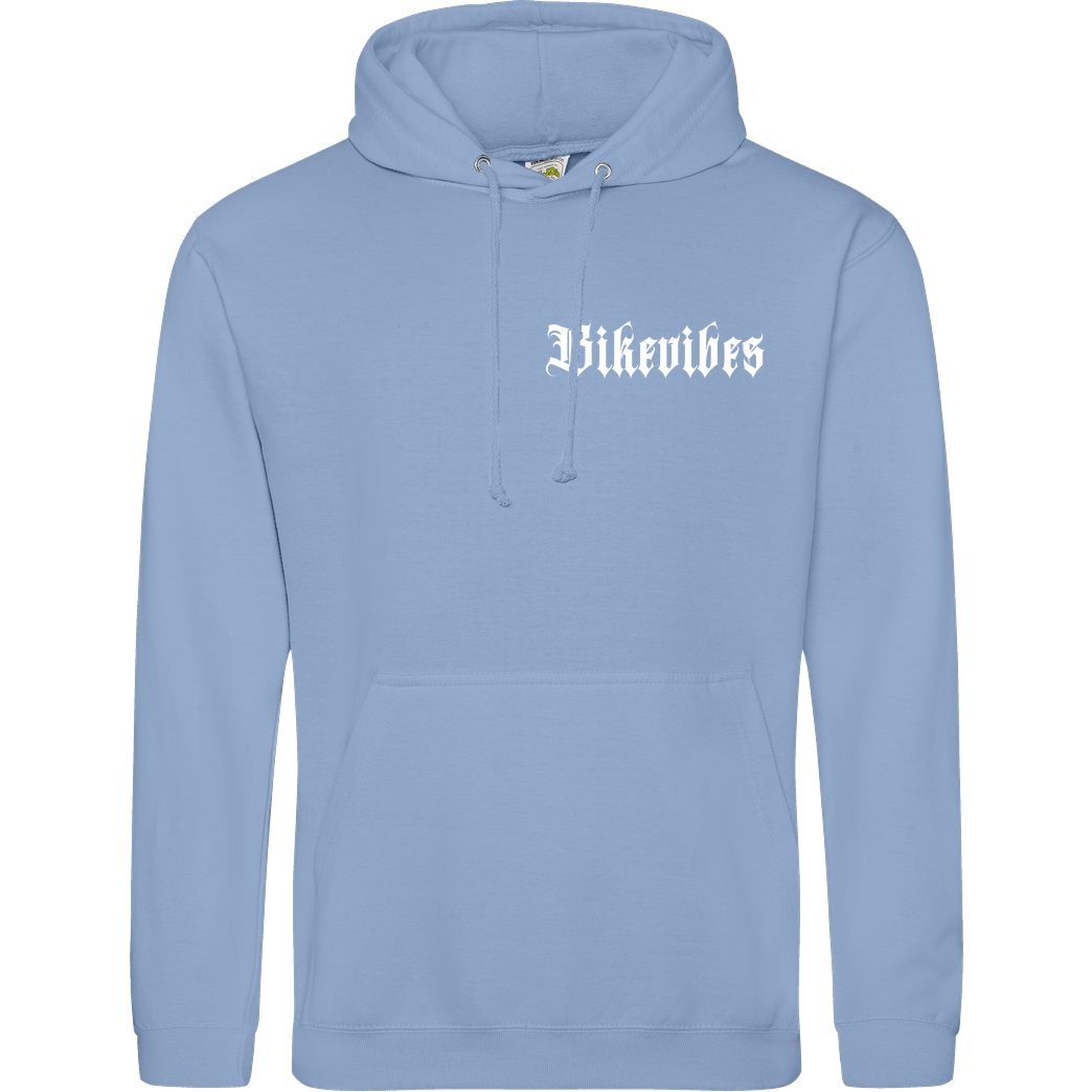 Alexia Bikevibes - Collection - back white Sweatshirt JH Hoodie - sky blue