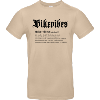 Bikevibes - Collection - Definition Shirt front B&C EXACT 190 - Sand