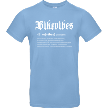 Bikevibes - Collection - Definition Shirt front B&C EXACT 190 - Sky Blue