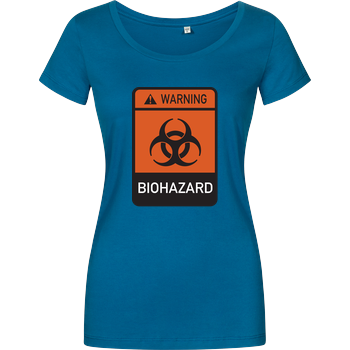 Biohazard Girlshirt petrol