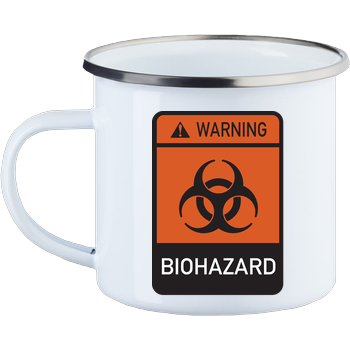 Biohazard Enamel Mug