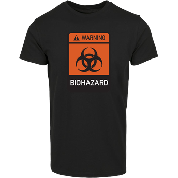 Biohazard House Brand T-Shirt - Black