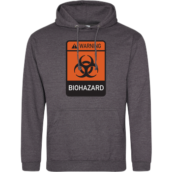Biohazard JH Hoodie - Dark heather grey