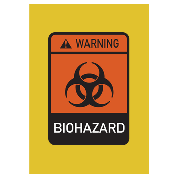 Biohazard Art Print yellow