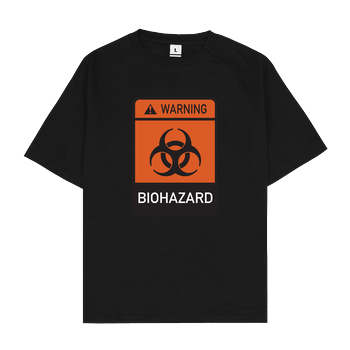 Biohazard Oversize T-Shirt - Black