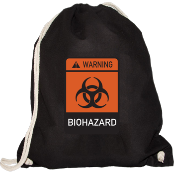 Biohazard Gymsac schwarz