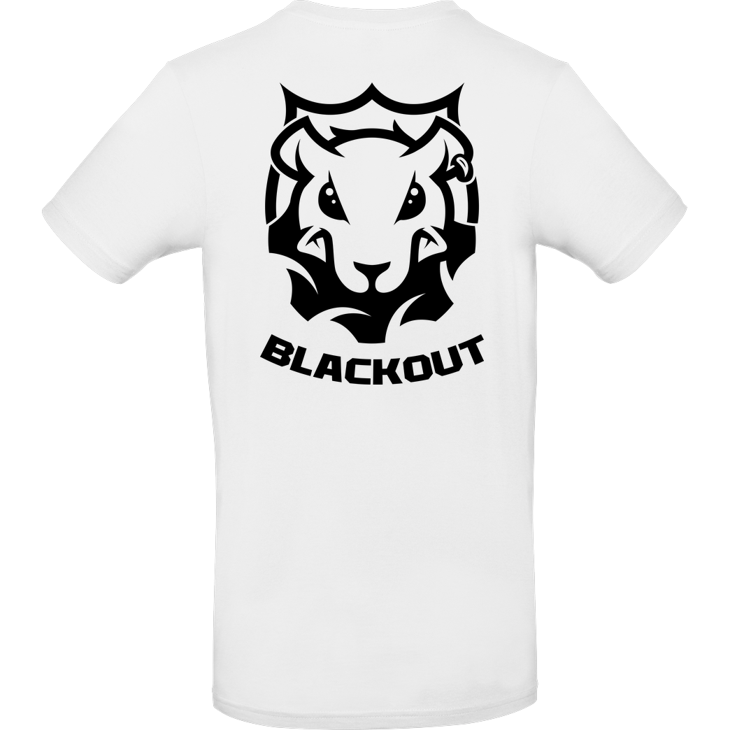 None Blackout - Landratte T-Shirt B&C EXACT 190 -  White