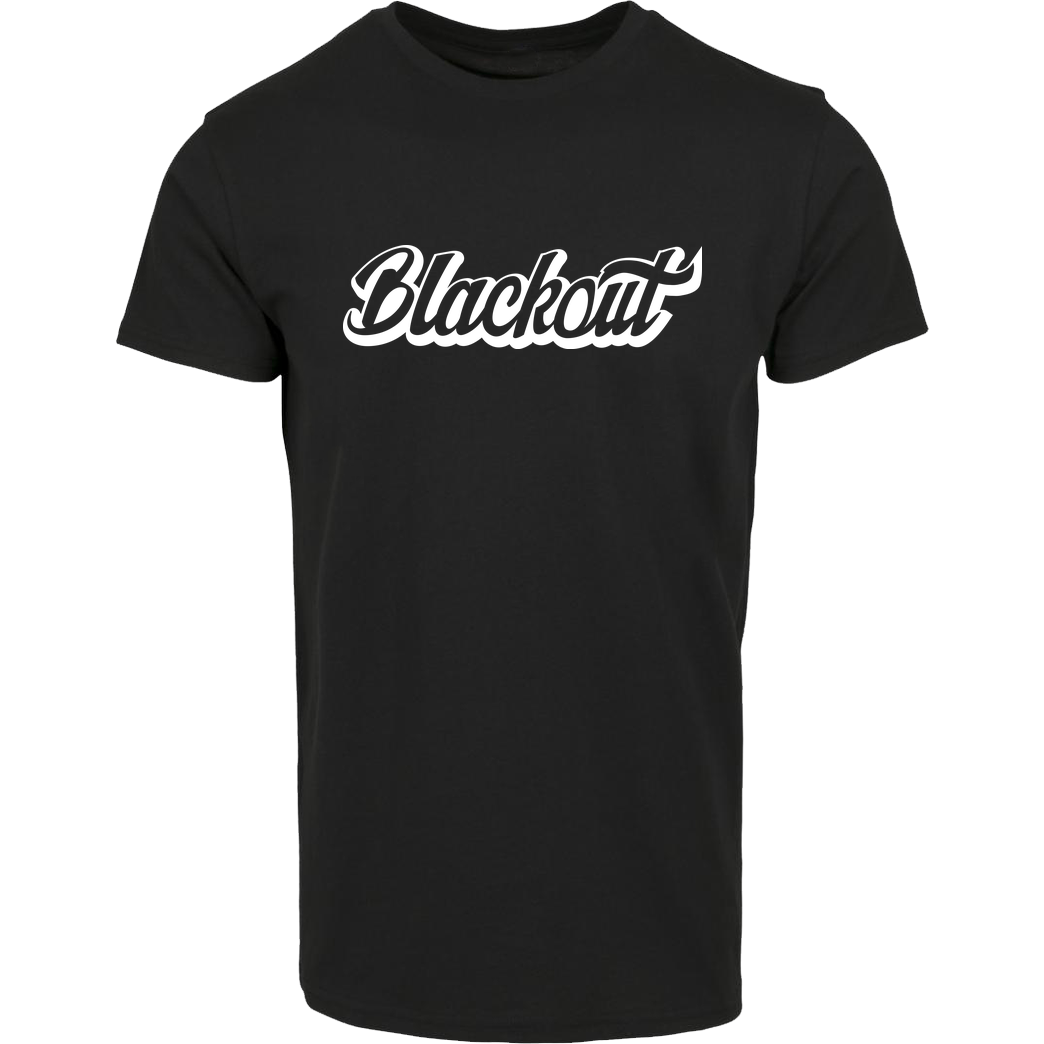 Blackout Blackout - Script Logo T-Shirt House Brand T-Shirt - Black
