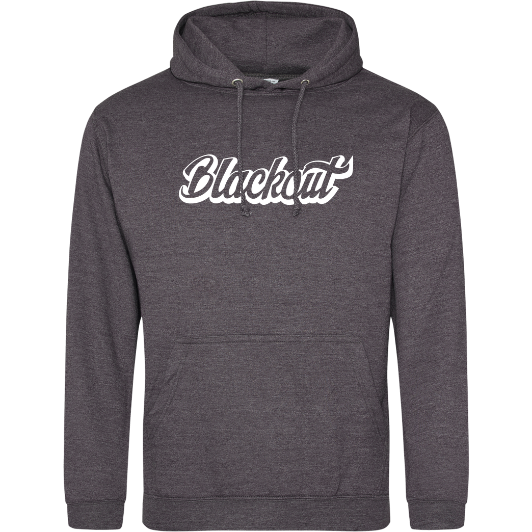 Blackout Blackout - Script Logo Sweatshirt JH Hoodie - Dark heather grey