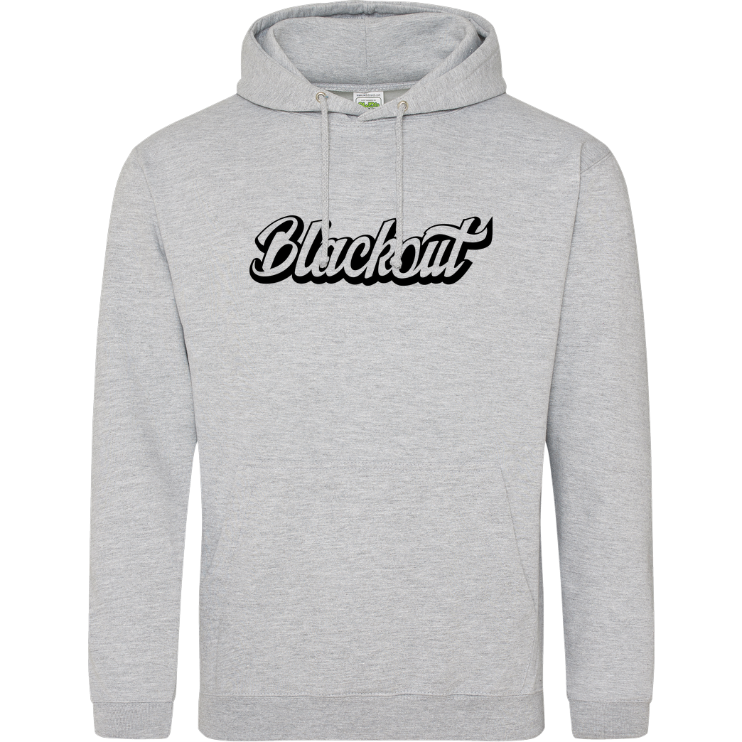 Blackout Blackout - Script Logo Sweatshirt JH Hoodie - Heather Grey