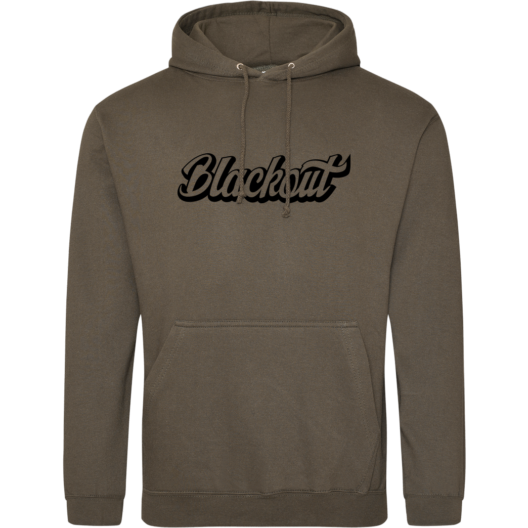 Blackout Blackout - Script Logo Sweatshirt JH Hoodie - Khaki
