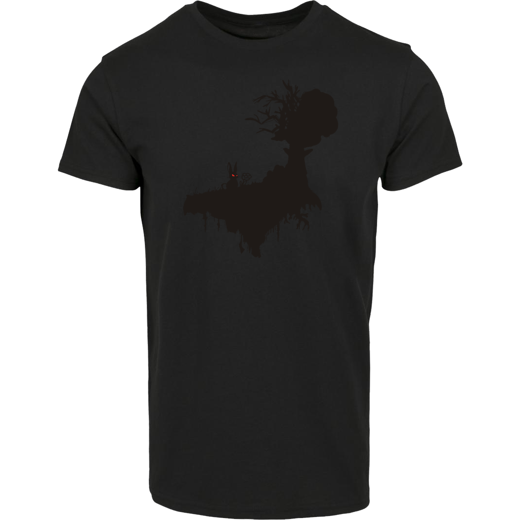 Lone Lobo Böses Hasi T-Shirt House Brand T-Shirt - Black