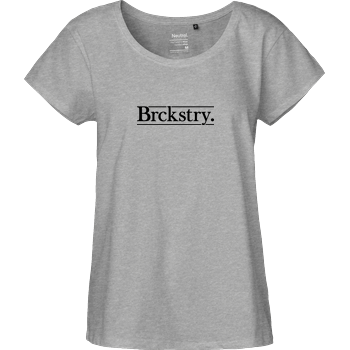 Brickstory - Brckstry Fairtrade Loose Fit Girlie - heather grey