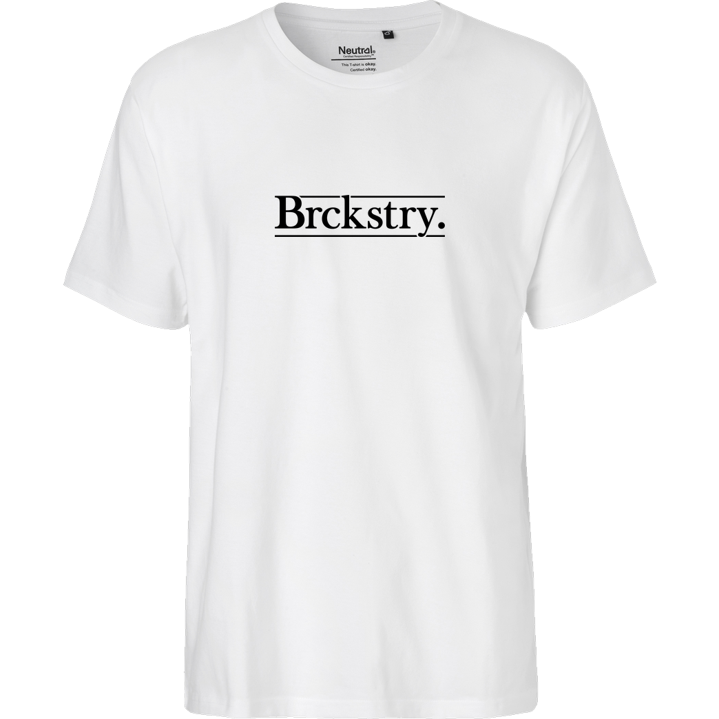 Brickstory Brickstory - Brckstry T-Shirt Fairtrade T-Shirt - white