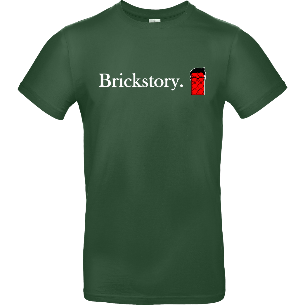 Brickstory Brickstory - Original Logo T-Shirt B&C EXACT 190 -  Bottle Green