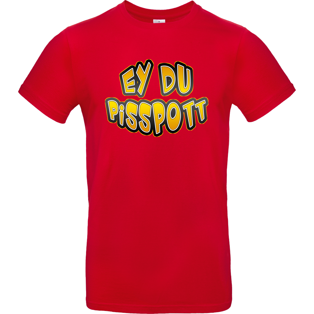 Buffkit Buffkit - Pisspott T-Shirt B&C EXACT 190 - Red