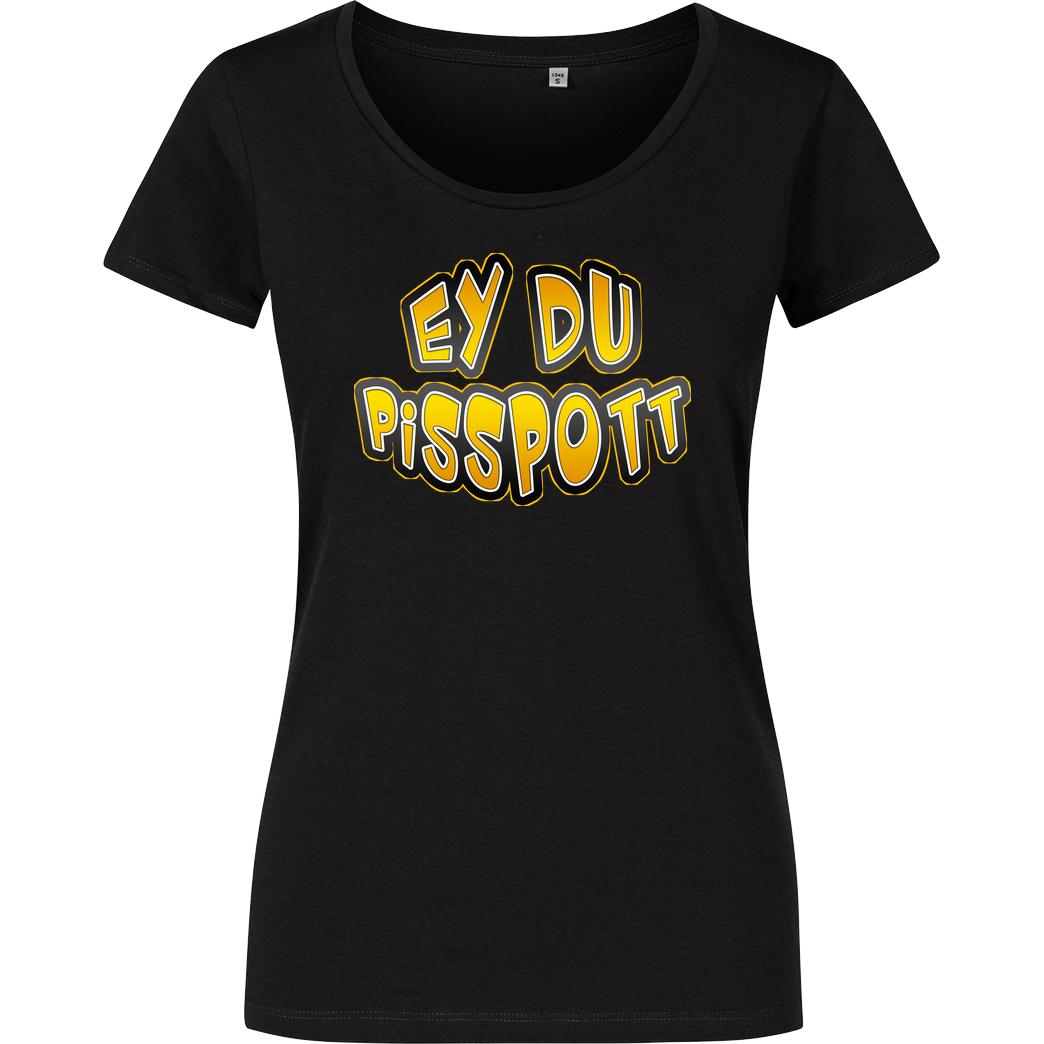 Buffkit Buffkit - Pisspott T-Shirt Girlshirt schwarz