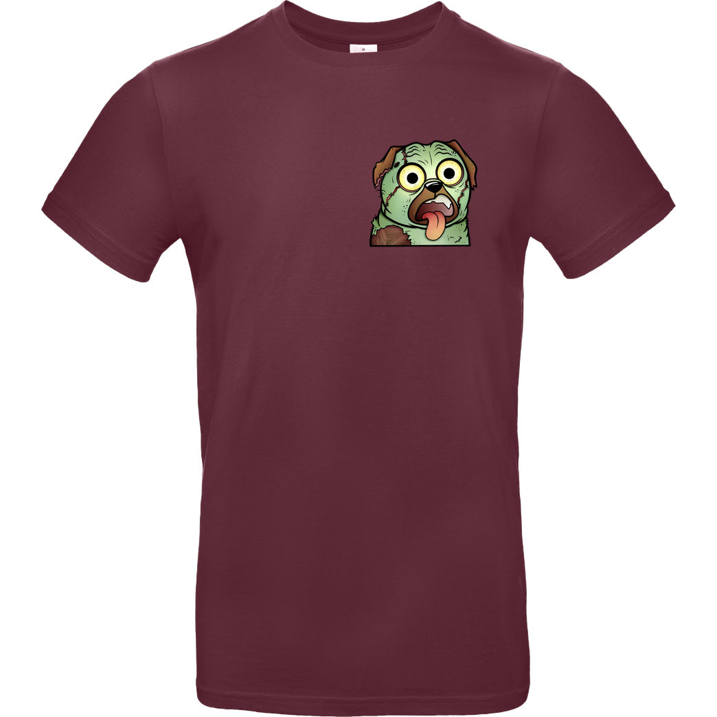 Buffkit Buffkit - Zombie T-Shirt B&C EXACT 190 - Burgundy
