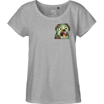 Buffkit - Zombie Fairtrade Loose Fit Girlie - heather grey