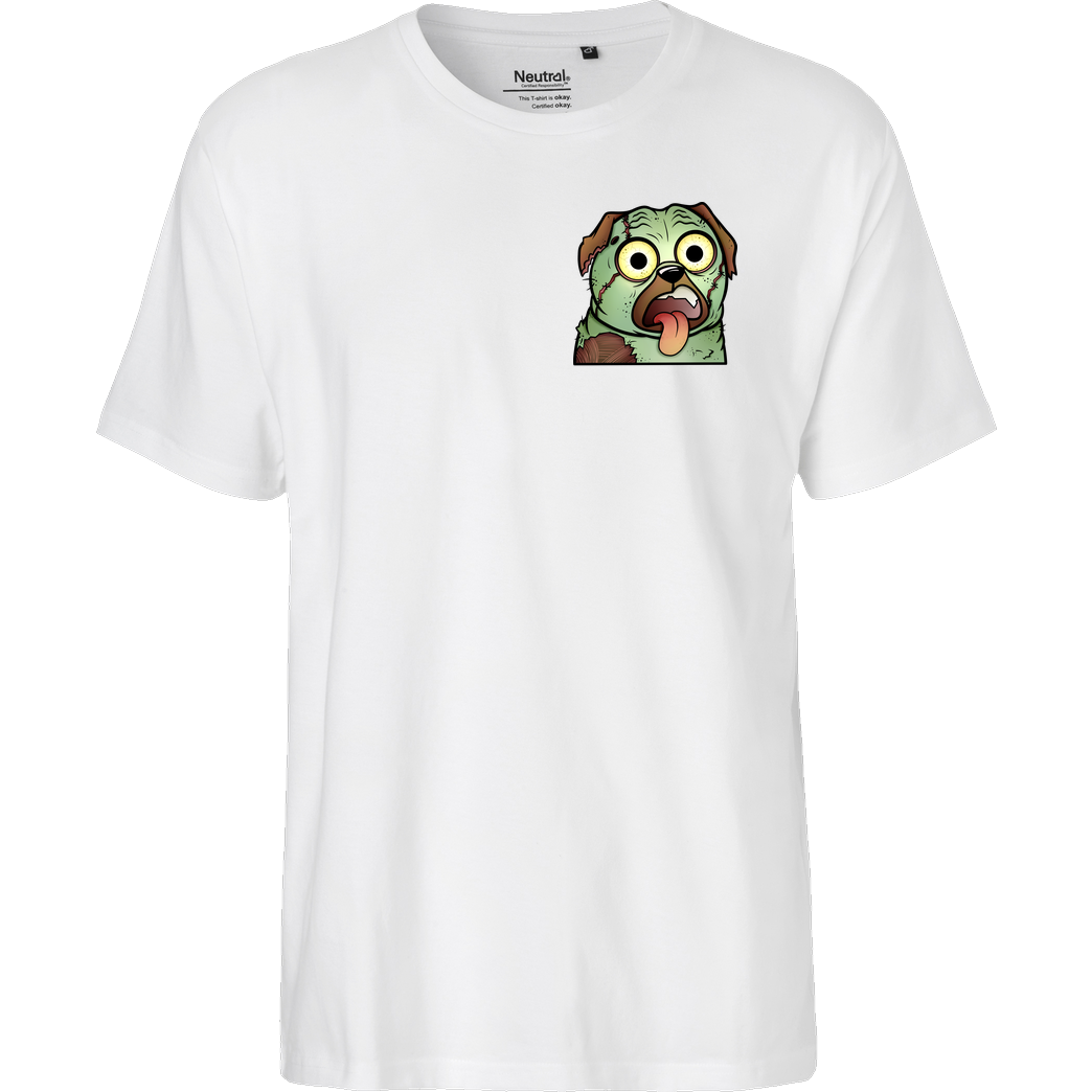 Buffkit Buffkit - Zombie T-Shirt Fairtrade T-Shirt - white