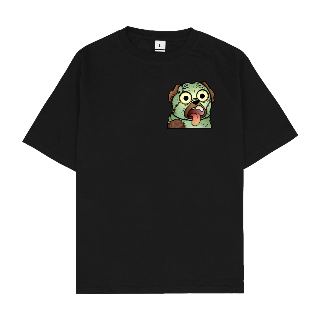 Buffkit Buffkit - Zombie T-Shirt Oversize T-Shirt - Black