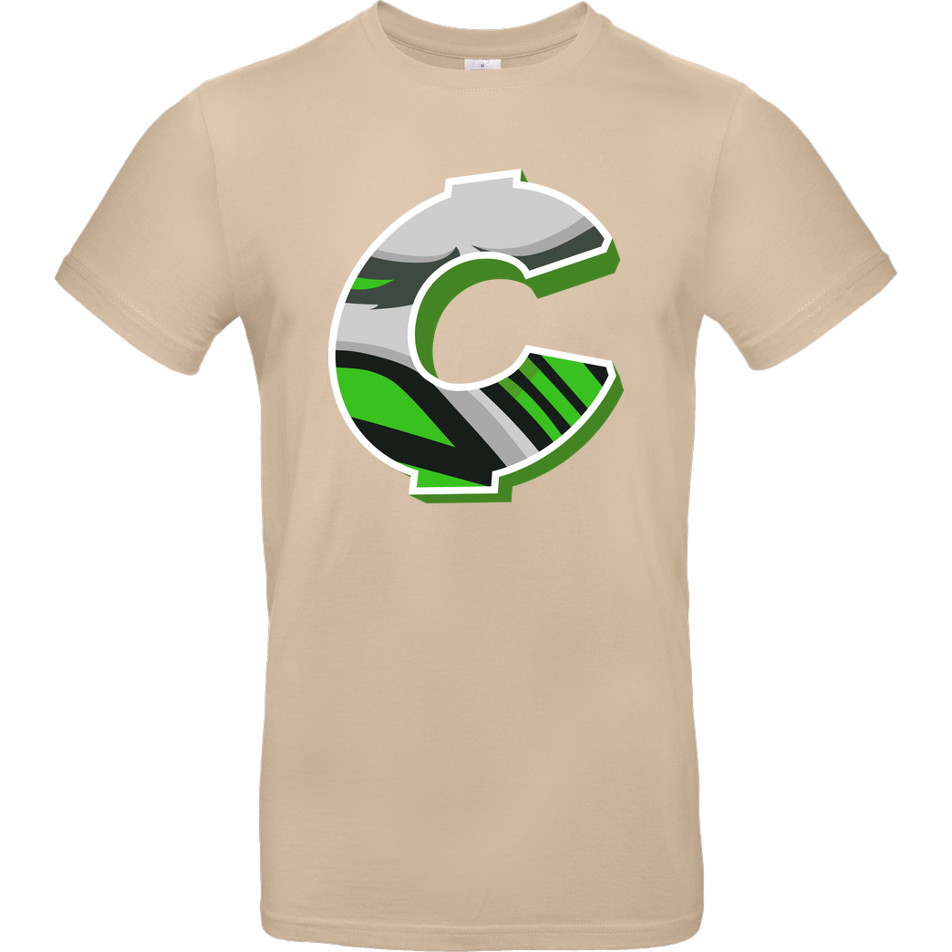 C0rnyyy C0rnyyy - Logo T-Shirt B&C EXACT 190 - Sand