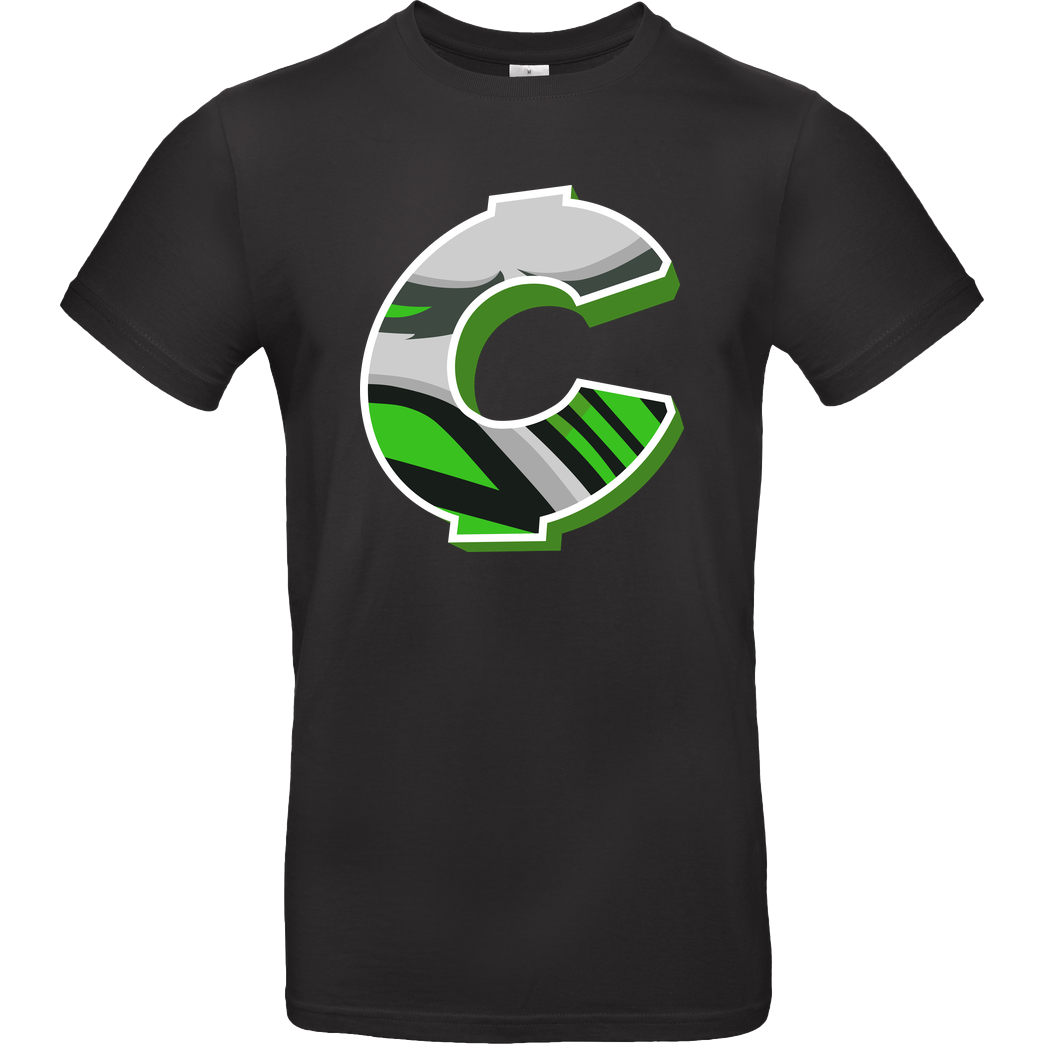 C0rnyyy C0rnyyy - Logo T-Shirt B&C EXACT 190 - Black