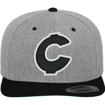 C0rnyyy - Logo Cap 3D Cap heather grey/black