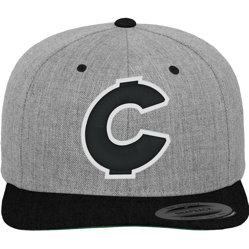 C0rnyyy C0rnyyy - Logo Cap 3D Cap Cap heather grey/black