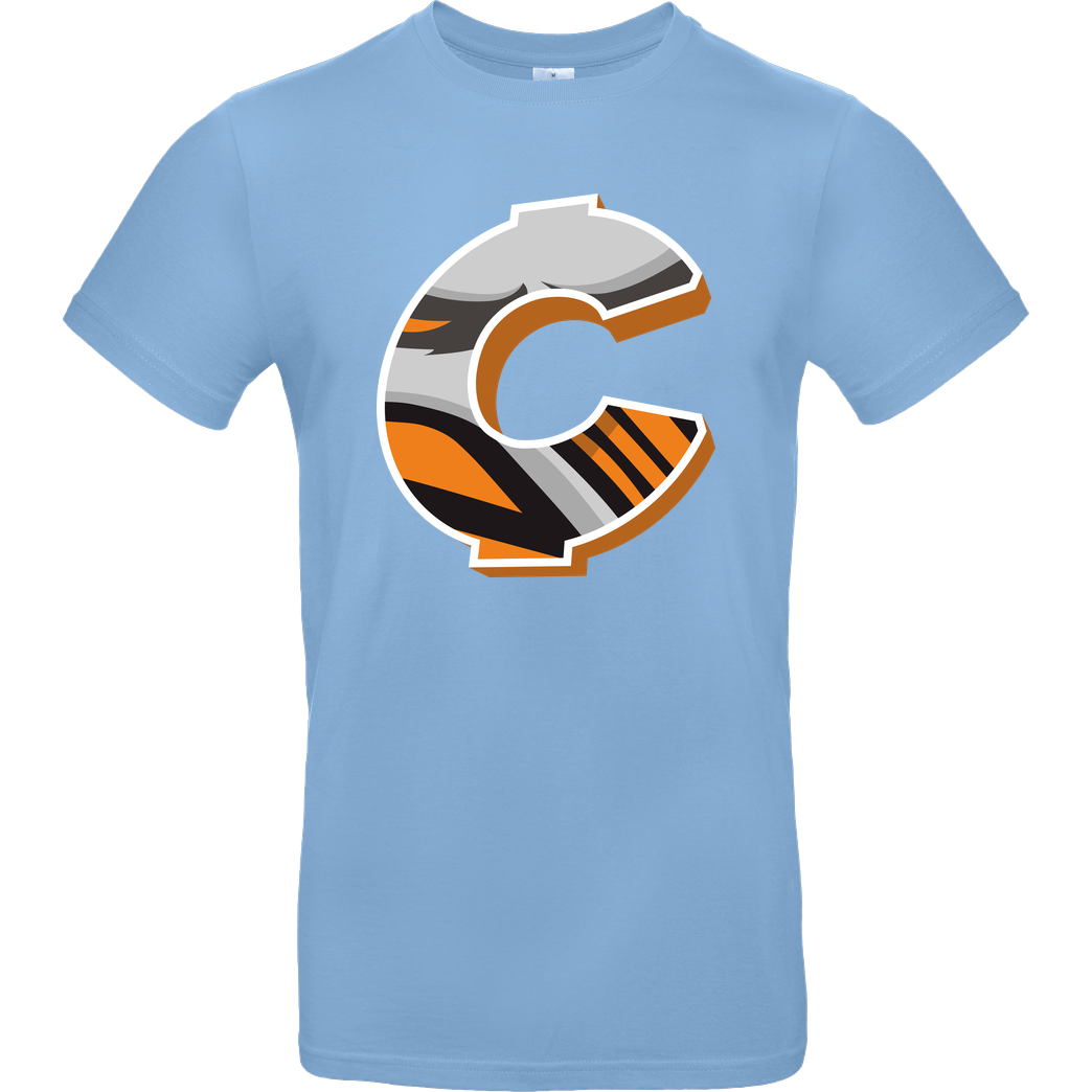 C0rnyyy C0rnyyy - Logo T-Shirt B&C EXACT 190 - Sky Blue