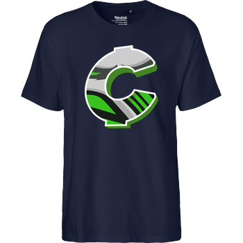 C0rnyyy - Logo Fairtrade T-Shirt - navy