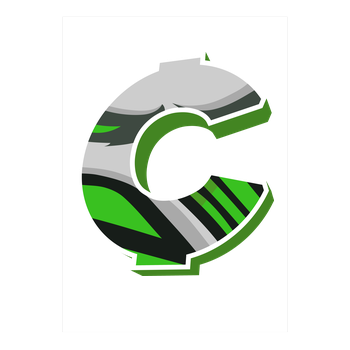 C0rnyyy - Logo Kunstdruck weiss