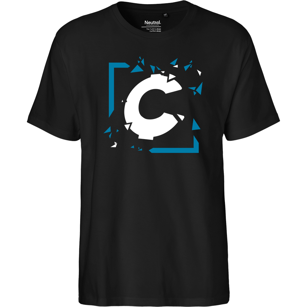 C0rnyyy C0rnyyy - Shattered Logo T-Shirt Fairtrade T-Shirt - black