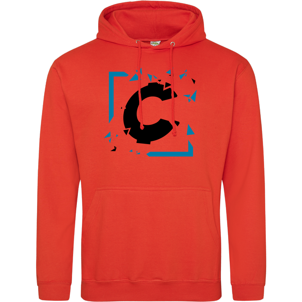 C0rnyyy C0rnyyy - Shattered Logo Sweatshirt JH Hoodie - Orange