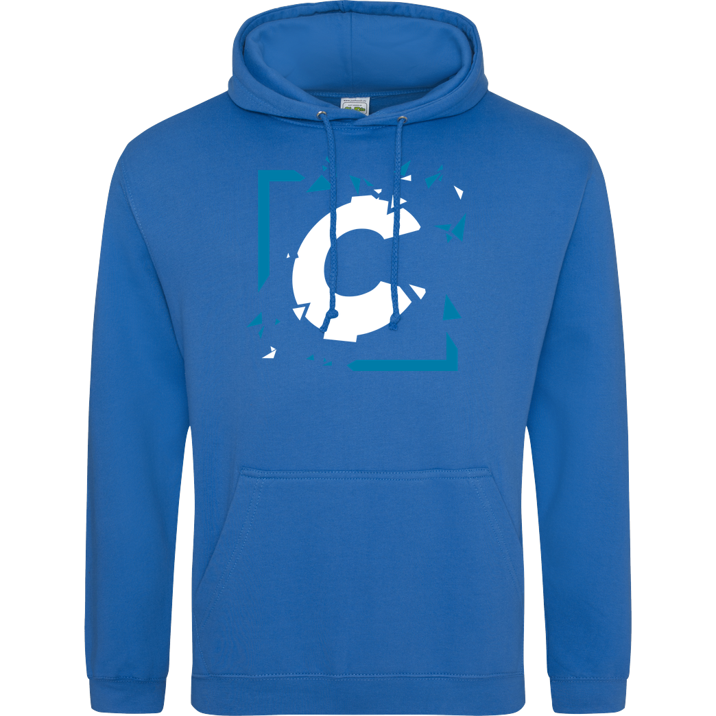 C0rnyyy C0rnyyy - Shattered Logo Sweatshirt JH Hoodie - Sapphire Blue