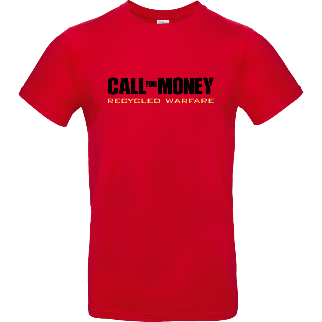 IamHaRa Call for Money T-Shirt B&C EXACT 190 - Red