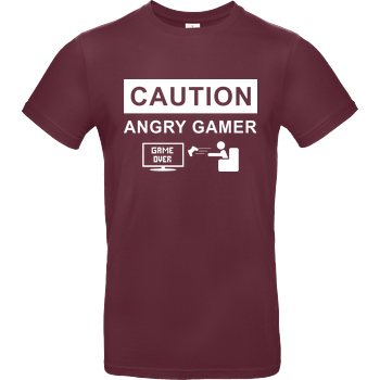 Caution! Angry Gamer B&C EXACT 190 - Burgundy