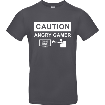 Caution! Angry Gamer B&C EXACT 190 - Dark Grey