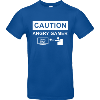 Caution! Angry Gamer B&C EXACT 190 - Royal Blue