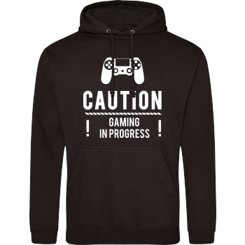 Caution Gaming v1 JH Hoodie - Schwarz