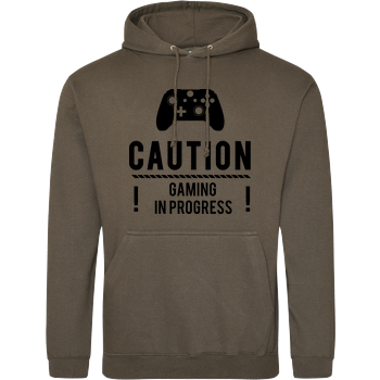 Caution Gaming v2 JH Hoodie - Khaki