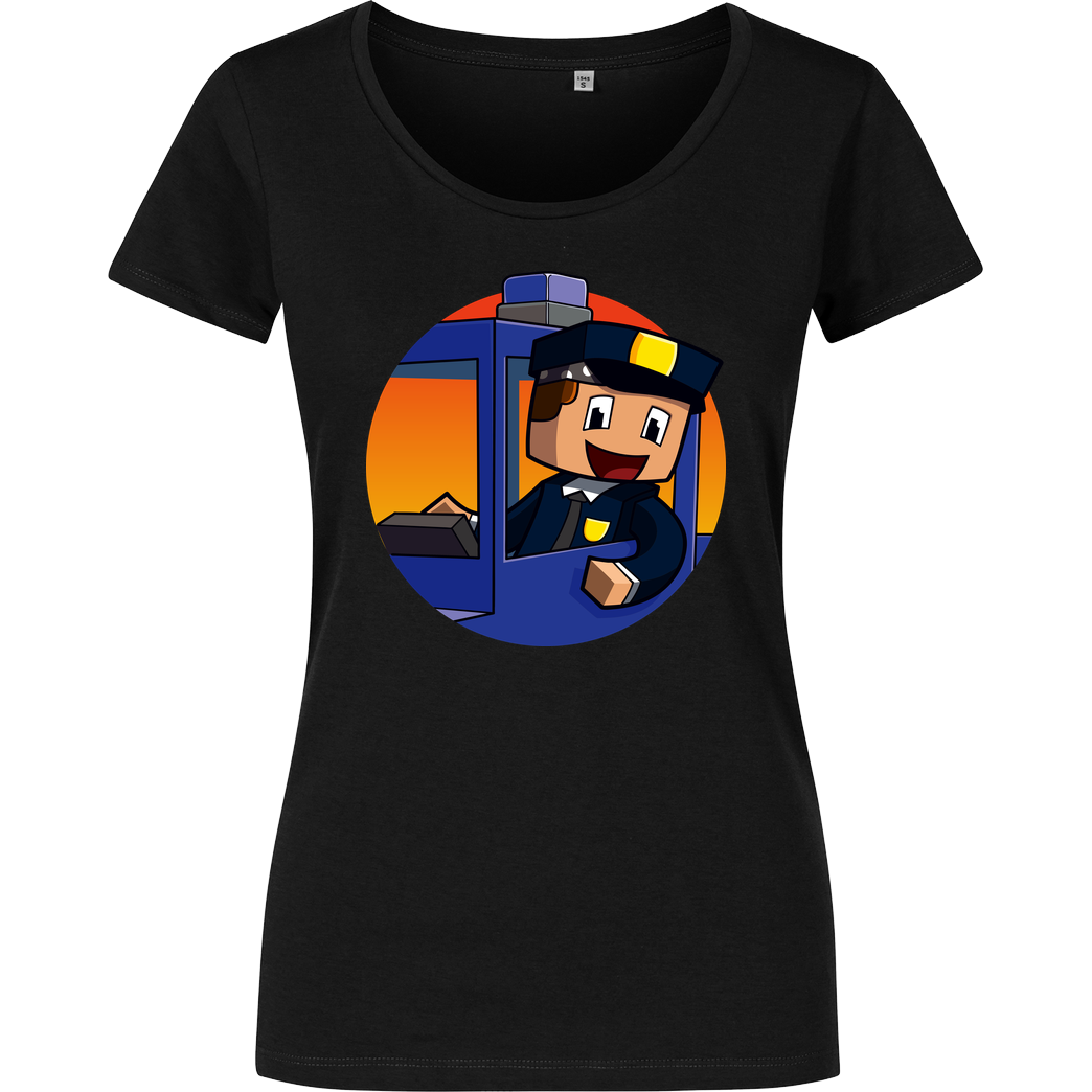 Centex Centex - Polizei T-Shirt Girlshirt schwarz