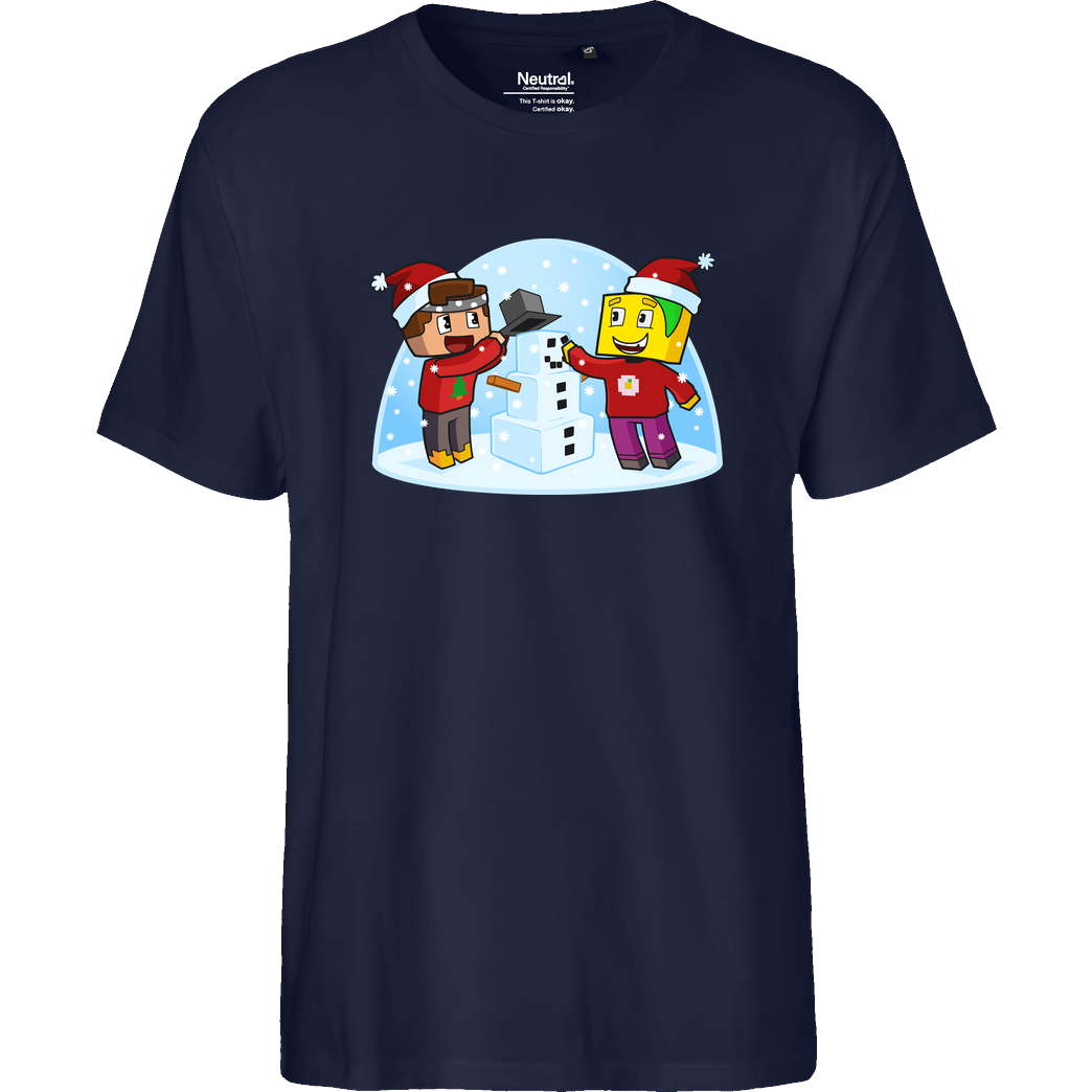 Centex Centex - Weihnachten T-Shirt Fairtrade T-Shirt - navy