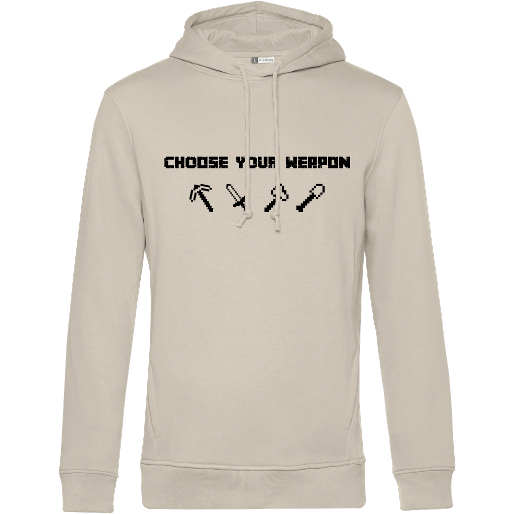 bjin94 Choose Your Weapon MC-Edition Sweatshirt B&C HOODED INSPIRE - Off-White